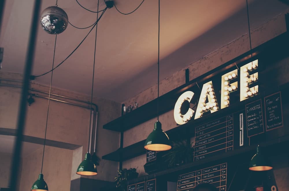 Coffee beans background